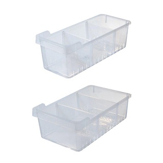 Joy cajón tipo refrigerador fresco mantenimiento caja con polea despensa almacenamiento organizador de alimentos cestas de plástico Durable apilable contenedores de cocina