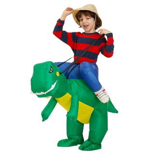 Niños inflable dinosaurio disfraz fiesta Cosplay disfraces Animal niño traje Anime Purim Dino niños niñas disfraz de Halloween (4)