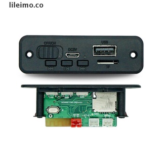 lileimo bluetooth 5.0 reproductor mp3 placa decodificadora dc 6w amplificador manos libres coche radio fm.
