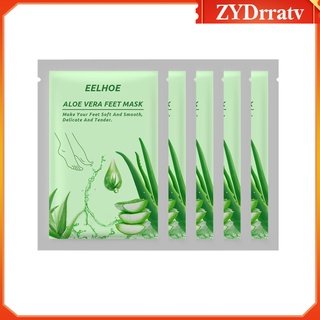 Exfoliating Foot Peel Mask Dry Skin Moisturizer Aloe Vera for Repair Skin (1)