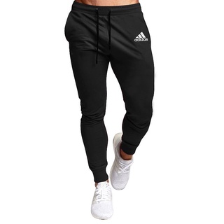 Pantalones Casuales De Algodón De color Sólido Simples Para Hombres Y Mujeres Deportivos Negros , Talla Grande M-5XL 1S2d (3)