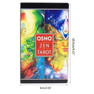 palace Osho Zen Tarots Card Full English Board Game Family Party Divination Oracle Deck (2)
