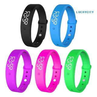 <LckCy> V9 Body Temperature Monitor Thermometer Vibration Alarm Wristband Smart Bracelet