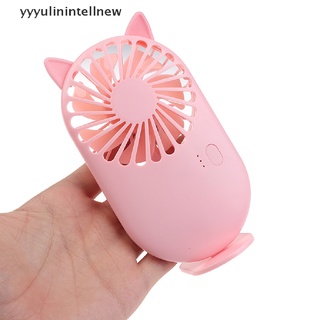 [yyyyulinintellnew] mini ventiladores de retención para estudiantes al aire libre, portátil, pequeño ventilador, mini enfriador de aire caliente