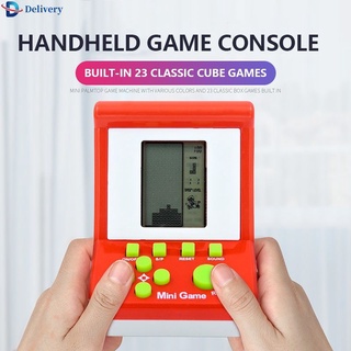 retro de mano jugadores de juegos tetris clásico juego de la infancia juegos electrónicos juguetes consola de juegos enigma juguetes educativos