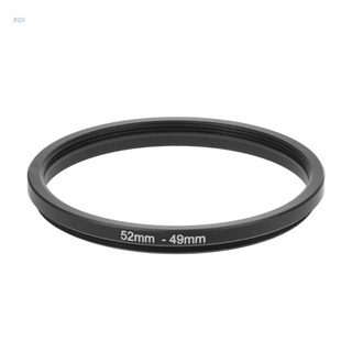 Rox 52mm a 49mm Metal Step Down anillos adaptador de lente filtro cámara herramienta accesorio nuevo