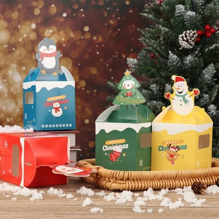 Suer Bolsa Para dulces De navidad/muñeco De nieve/papá Noel/Feliz navidad (6)