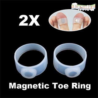 THEMTION Easy to Use Body Magnetic Slimming Gift for Women Men Silicone Magnetic Therapy Toe Health Weight New Fashion Loss Product Comfortable to Wear Tip Rings