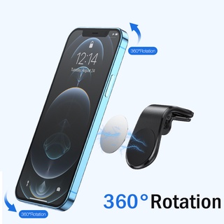 360° Soporte magnético de coche giratorio para iPhone Samsung Xiaomi Universal antideslizante soporte de teléfono celular soporte con Metal