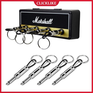 （clicklike） Guitar Keychain Holder Wall Hanger Hook Electric Guitar Key Mount Bracket (1)