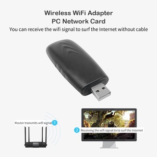 •IDO•High-End 1200Mbps Wireless WiFi Adapter Dual Band 2.4G 5.8G USB Network Card for PC✔