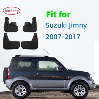 Guardabarros para Suzuki Jimny 2007-2017 2008 2009 2010 2011 2012 2013 2014 2015 2016 guardabarros ABS Exterior del coche proteger decoración Splash Flaps guardabarros accesorios de coche