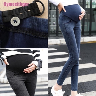 [EME] pantalones de mujer embarazadas de moda Slim Skiny Jeans Casual pantalones vaqueros de maternidad