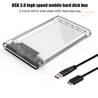 Providence 5Gbps de alta velocidad de 2.5 pulgadas SATA HDD SSD USB 3.0 móvil disco duro caso para PC