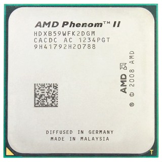 Yidu AMD Phenom II X2 B53 B55 B57 B59 B55 X2 B57 X2 B59 X3 B73 X3 B75 X3 B77 X4 B93 X4 B95 X4 B97 4x512KB 6MB AM3 CPU 938pin (1)