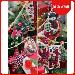 Brchiwji1 10 pzs De tela con estampado De retazos cuadrados Para navidad/tela De algodón con estampado De retazos/paquete De 20x20 pulgadas (3)