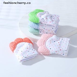 【cherry】 Silicone Teether Baby Teething Glove Baby Pacifier Teethers Grinding Teeth Toy 【CO】
