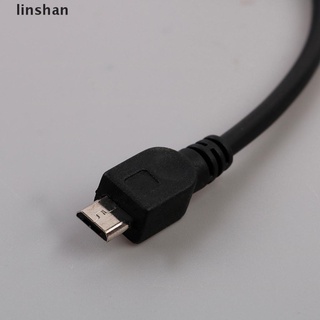 [linshan] cable micro mini otg v3/v8 a usb hembra cable de sincronización de datos [caliente]