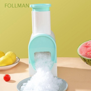 follman multi-uso accesorios de cocina usb de carga de hielo trituradora de hielo portátil 1 pieza postre diy hogar manual bloque de hielo hacer smoothie
