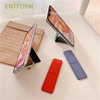 ENTFORM Universal Magnetic Phone Holder Creative Finger Grip Push Pull Sticker Portable Silicon Foldable Multifunctional Mobile Phone Stand/Multicolor