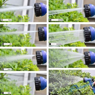 (municashop) manguera de jardín flexible mangueras de plástico tubo de agua con pulverizador