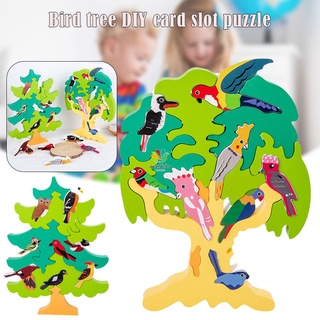 rompecabezas infantil en forma de árbol 3d/juguete educativo para niños