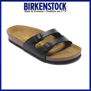 Birkenstock Hombres/Mujeres Clásico Corcho Zapatillas Playa Casual Zapatos Ibiza Serie Negro 34-41