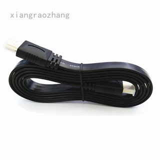 Xiangrao Chuanyanshangmao 1pc de alta calidad 30 cm completo corto Cable HDMI soporte 3D macho a macho enchufe Cable plano para Audio Video HDTV TV