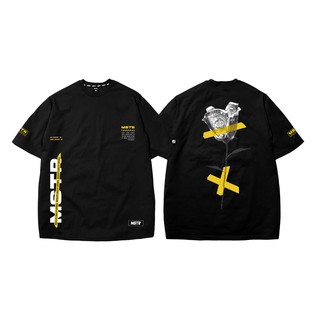 Mstr Co.- Money ROSE (negro) algodón hip-hop camiseta de hombre de manga corta camiseta fashio moda manga corta