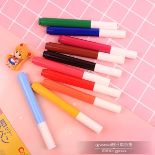 Daiso DAISO graffiti niños pintura en color anime pintado a mano acuarela pluma barra gruesa 10 colores tinta a base de agua