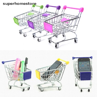 Superhomestore: Mini carrito de mano para supermercado, carrito de compras, soporte para teléfono, juguete de almacenamiento, caliente