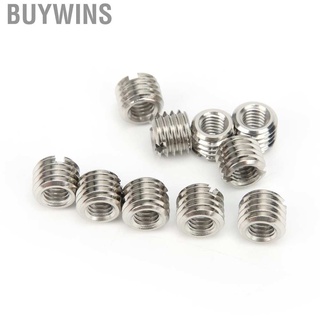 Buywins - tuerca de reparación de rosca (10 unidades, accesorio de fijación de acero inoxidable M6 x 1,0 mm M10, 1,5 mm, 8 mm) (7)