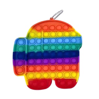 Push Bubble sensorial juguete autismo necesidades especiales aliviador de estrés juguete extrusión burbuja juguete para niños adultos