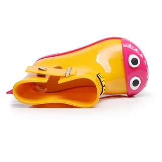 Antideslizante para niños Slip on Jelly Rain zapatos con precioso patrón de tiburón Unisex