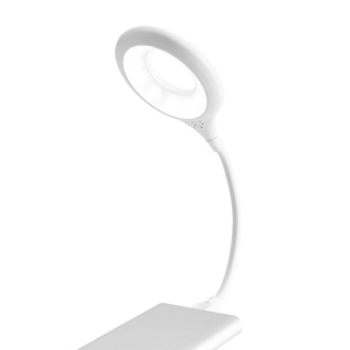 LED Table Lamp Touch Dimming USB Desk Lamp Ring-shaped Read Light Pen Holder (2)