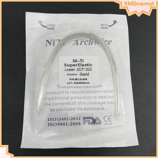 5pack/50pcs ortodoncia dental super elástico niti alambres de aleación redondo
