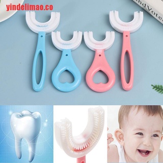 [yindelimao]cepillo de dientes para niños en forma de U, cepillo de dientes C (1)