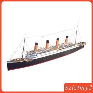 [galendale] Titanic Ship Puzzle modelo de papel Kit coleccionables decoración de la habitación regalos