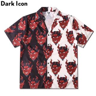Camisa Polo para hombre con estampado De demonio/Havaiano/reprobablemente oscuro/De vacaciones/playa
