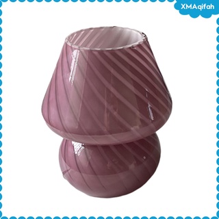 lámpara de mesa de cristal de la mesita de noche lámpara de escritorio con tono alimentado por usb 8w blanco cálido