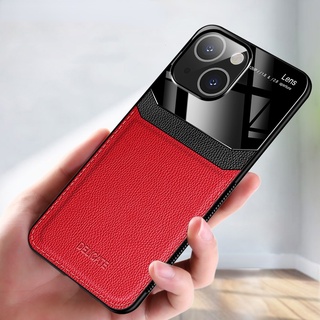 Case for iPhone 13 Pro Max 13 mini PU Leather Glass Phone Back Cover for iPhone 12 Pro Max 12 mini 11 Pro Max (1)