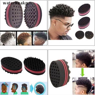 (waterheakp) negro hombre pelo braider twist esponja abeto afro dreadlocks curl cepillo esponja peluquería en venta