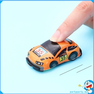 Tc de dibujos animados Mini vehículo coche Pull-back estilo juguete educativo para niños