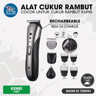 Kemei afeitadora eléctrica afeitadora recargable - KM-1407