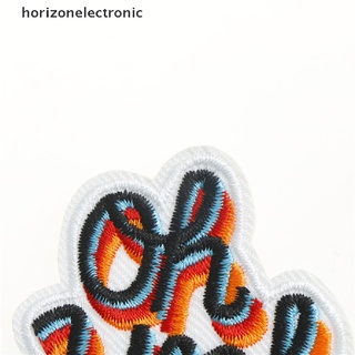 [horizonelectronic] Oh sí diy parche de plancha bordado para etiqueta de costura parches de ropa pegatinas calientes (6)