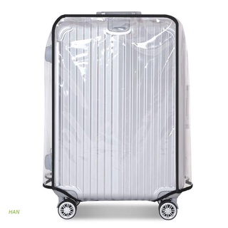 Han PVC transparente protectores de equipaje cubierta maleta se adapta a la mayoría de 20" a 30"