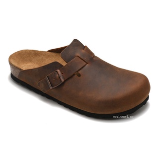 birkenstock boston hombres/mujeres suela de corcho sandalias zapatos de playa (5)