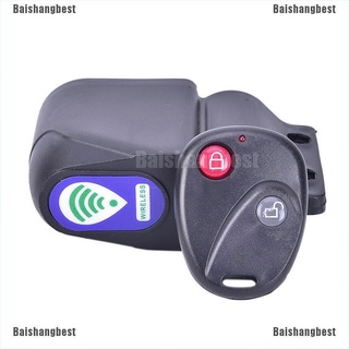 [bsb] candado antirrobo para bicicleta/seguridad/control remoto inalámbrico/alarma 110db/baishangbest (1)