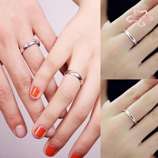 [fa] anillo de dedo elegante joyería de dedo de titanio acero par banda anillo de dedo para fiesta