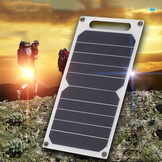cargador solar usb 10w monocristalino panel solar portátil cargador de teléfono para acampar al aire libre